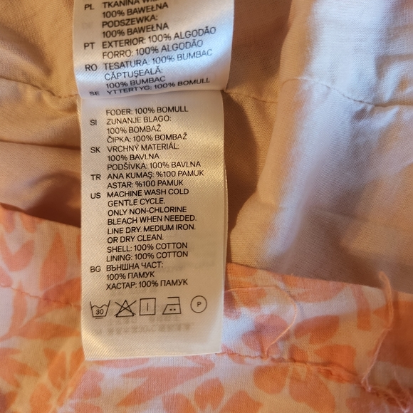 H&M floral cotton dress with pockets - Picture 2 of 11